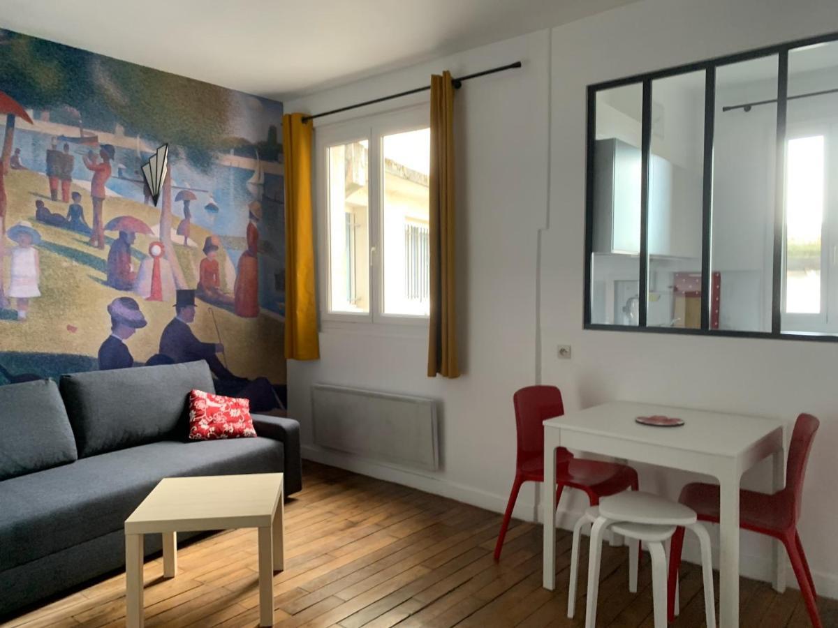Studio Perfect For 2 Adults And 1 Kid, And Up To 2 Kids - Jourdain 20E, 25Mn To Louvre Via Line M11 Париж Екстериор снимка