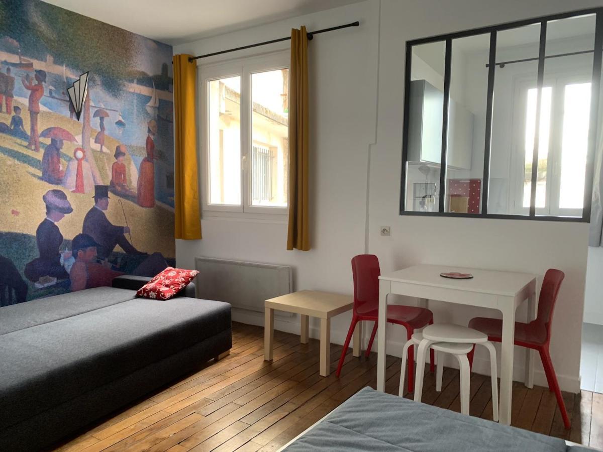 Studio Perfect For 2 Adults And 1 Kid, And Up To 2 Kids - Jourdain 20E, 25Mn To Louvre Via Line M11 Париж Екстериор снимка